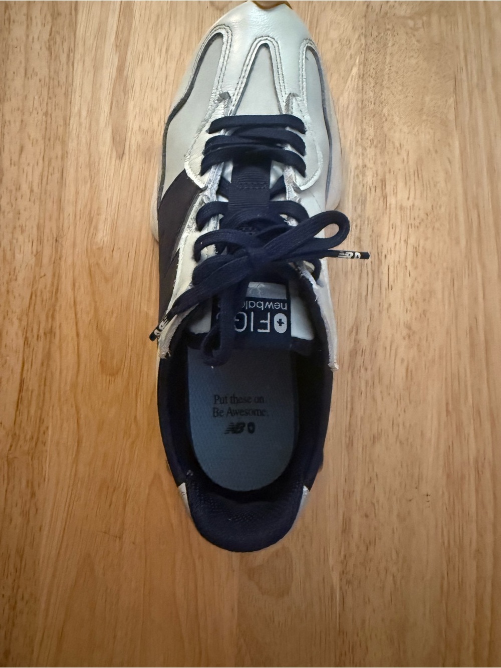 New Balance Navy and White Women's Athletic Sneaker